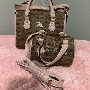 Juicy Couture Brown and Pink Mini Bags
